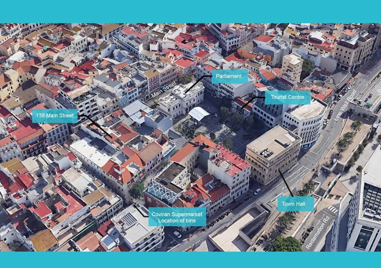 Gibraltar Town Centre Flat With Roof Terrace Apartment